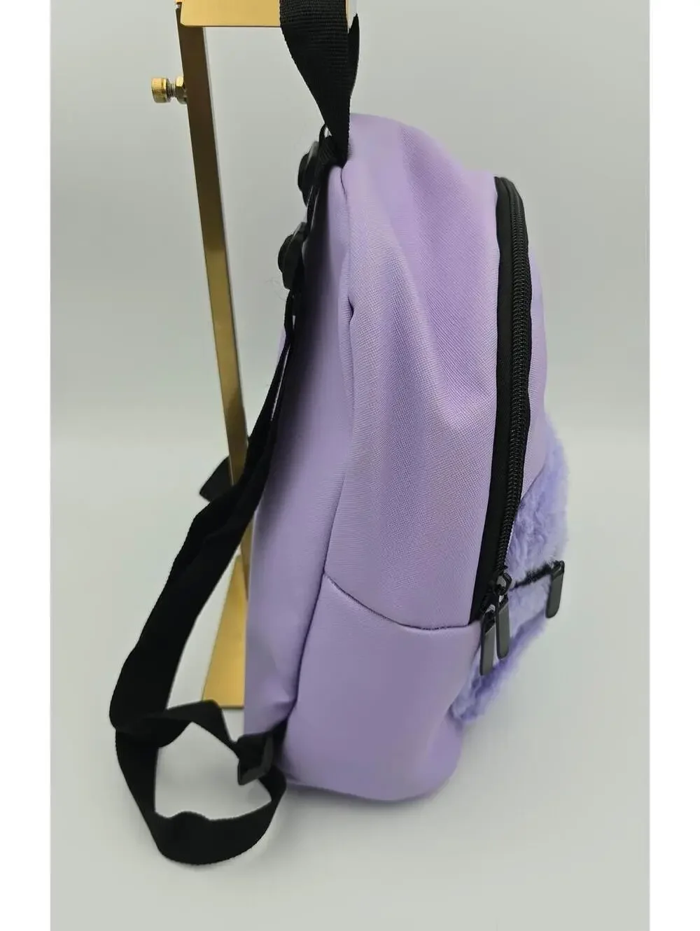 Disney Stitch Mini Backpack Purple Plush Pocket Lilo & Stitch 10